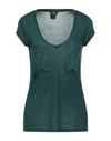 Elisabetta Franchi T-shirts In Dark Green