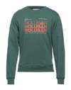 HOLUBAR HOLUBAR MAN SWEATSHIRT MILITARY GREEN SIZE S COTTON,12586826XX 5