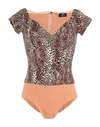 Elisabetta Franchi T-shirts In Beige