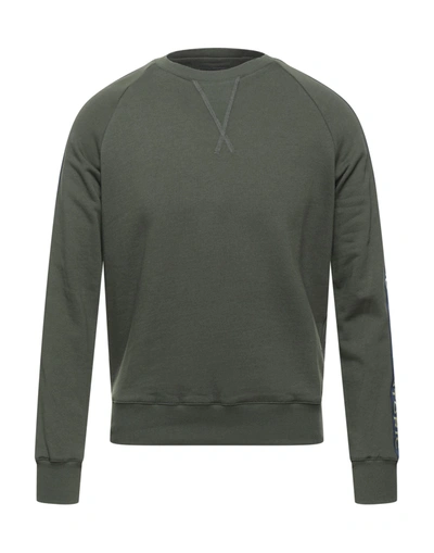 Historic Sweatshirts In Military Green