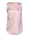 BRUNELLO CUCINELLI BRUNELLO CUCINELLI WOMAN TOP PINK SIZE XXS SILK, ELASTANE,12361225IW 2