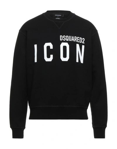 DSQUARED2 DSQUARED2 MAN SWEATSHIRT BLACK SIZE M COTTON, ELASTANE,12589196GP 4