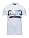 Dsquared2 T-shirts In White
