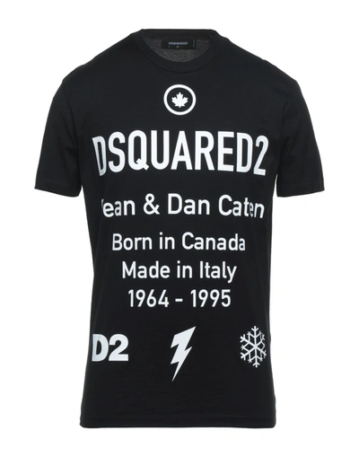 Dsquared2 T-shirts In Black