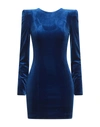 ACTUALEE ACTUALEE WOMAN MINI DRESS BLUE SIZE 10 POLYESTER, ELASTANE,15125461EC 5