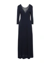 Seventy Sergio Tegon Long Dresses In Dark Blue