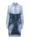 Dsquared2 Short Dresses In Blue