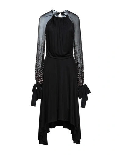 Lanvin Midi Dresses In Black