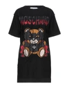 Moschino Teddy Bear T-shirt Dress In Black