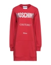 Moschino Short Dresses In Red