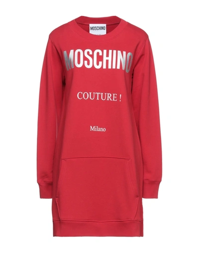 Moschino Short Dresses In Red
