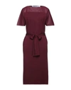 Agnona Midi Dresses In Red