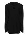 Shop Federica Tosi Woman Mini Dress Black Size 6 Viscose, Acetate, Pbt - Polybutylene Terephthalate