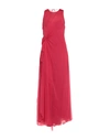Alberta Ferretti Long Dresses In Coral