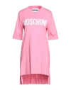 Moschino Short Dresses In Pink
