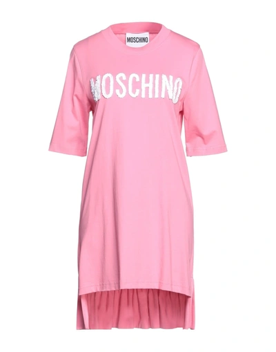 Moschino Short Dresses In Pink