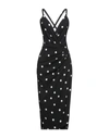 Dolce & Gabbana Midi Dresses In Black