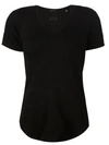 Atm Anthony Thomas Melillo Short-sleeve V-neck Slub Jersey Tee In Black
