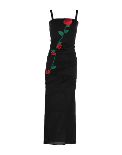 Dolce & Gabbana Woman Midi Dress Black Size 2 Wool, Silk, Polyester