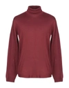 Havana & Co. Turtlenecks In Maroon