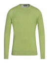 DRUMOHR DRUMOHR MAN SWEATER ACID GREEN SIZE 38 LINEN, POLYESTER,14006482TT 3