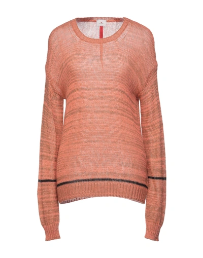 Peuterey Sweaters In Salmon Pink