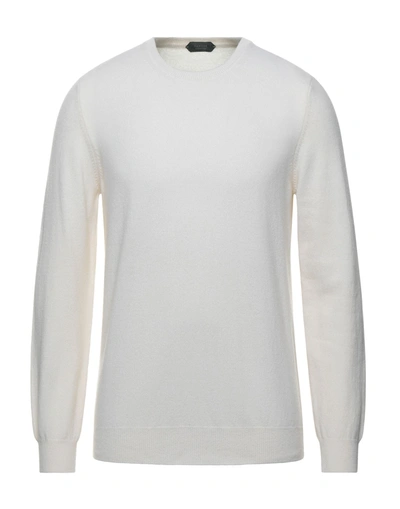 Zanone Sweaters In White