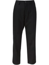 Y'S POLKA DOT TAPERED TROUSERS,YLP72142111541120