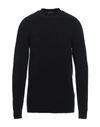 Roberto Collina Cotton Sweater In Black In Black
