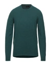 Roberto Collina Sweaters In Deep Jade