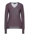 Roberto Collina Sweaters In Deep Purple