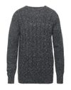 Drumohr Sweaters In Steel Grey