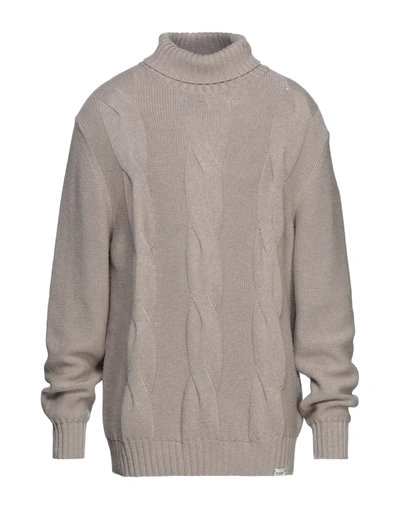 Brooksfield Turtlenecks In Sand