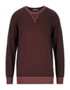 Crossley Sweaters In Maroon