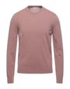 Boglioli Sweaters In Pastel Pink