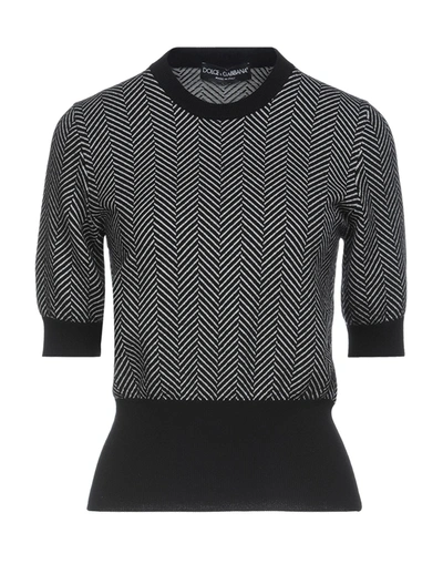 Dolce & Gabbana Sweaters In Black