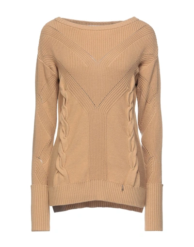 Patrizia Pepe Sweaters In Camel