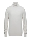 Alpha Studio Turtlenecks In Light Grey