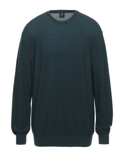 Andrea Fenzi Sweaters In Dark Green