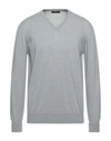 ALPHA MASSIMO REBECCHI ALPHA MASSIMO REBECCHI MAN SWEATER LIGHT GREY SIZE 48 WOOL,39765042WI 8