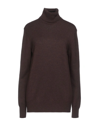 Dolce & Gabbana Turtlenecks In Cocoa