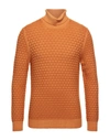 La Fileria Turtlenecks In Orange