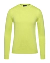 Roberto Collina Sweaters In Acid Green