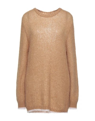 Marni Sweaters In Camel