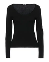P.a.r.o.s.h Sweaters In Black
