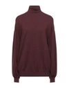 Brunello Cucinelli Turtlenecks In Maroon
