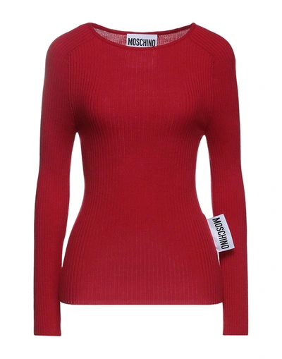 Moschino Sweaters In Red