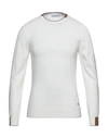 Manuel Ritz Sweaters In Ivory
