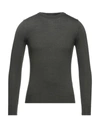 Vneck Sweaters In Military Green
