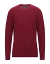 Drumohr Sweaters In Maroon